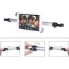 Suport auto tableta aluminiu/abs Negru/Argintiu