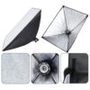 Set 2 lampi softbox 50 x 70 cm pentru studio, Negru Set 2 lampi softbox 50 x 70 cm pentru studio, Negru