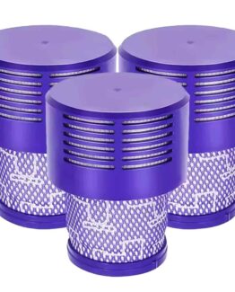 Set 3 filtre de aspirator pentru Dyson, lavabile, Mov