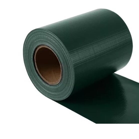 Banda de gard pentru gradina cu 25 cleme de fixare tip plasa, Verde