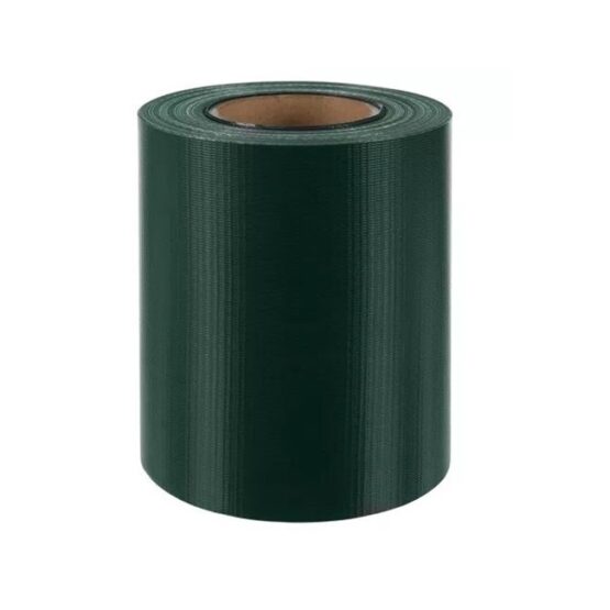 Banda de gard pentru gradina cu 25 cleme de fixare tip plasa, Verde