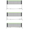 Fileu portabil pentru tenis, volei, badminton, tenis de picior, Verde / Negru