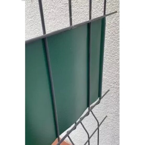 Banda de gard pentru gradina cu 25 cleme de fixare tip plasa, Verde