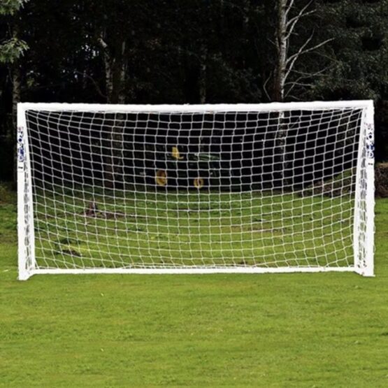 Poarta de fotbal pentru exterior cu dimenisunea 213 x 150 x 90 cm, Argintiu