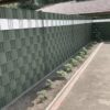 Banda de gard pentru gradina cu 25 cleme de fixare tip plasa, Verde