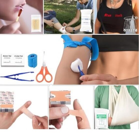Set tip kit complet de supravietuire multifunctional, Multicolor