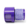 Set 3 filtre de aspirator pentru Dyson, lavabile, Mov