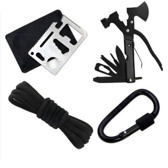 Set tip kit complet de supravietuire multifunctional, Multicolor