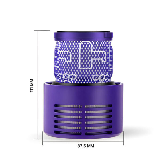 Set 3 filtre de aspirator pentru Dyson, lavabile, Mov
