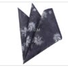 Batista de buzunar pentru sacou costum barbati, model floral, Alb / Bleu / Gri / Bleumarin