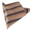 Batista de buzunar pentru sacou costum barbati, model dungat, Bej / Olive / Albastru Batista de buzunar pentru sacou costum barbati, model dungat, Bej / Olive / Albastru
