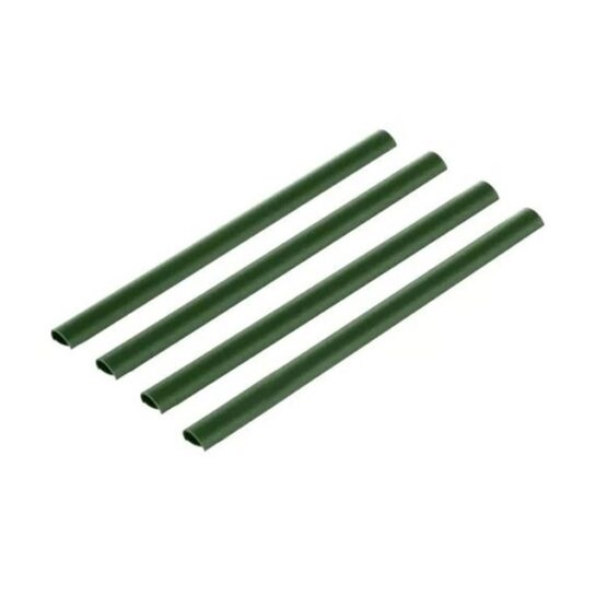 Banda de gard pentru gradina cu 25 cleme de fixare tip plasa, Verde