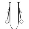 Sistem de catuse restraints BDSM, cu imobilizare si sustinere a corpului, Negru