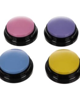 Set 4 butoane dresaj animale, Multicolor