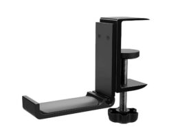 Stand pentru casti audio / gaming, cu clema reglabila, Negru
