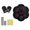 Set tinta lovituri de box si pereche de manusi, accesorii montaj, Rosu / Negru