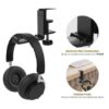 Stand pentru casti audio / gaming, cu clema reglabila, Negru Stand pentru casti audio / gaming, cu clema reglabila, Negru