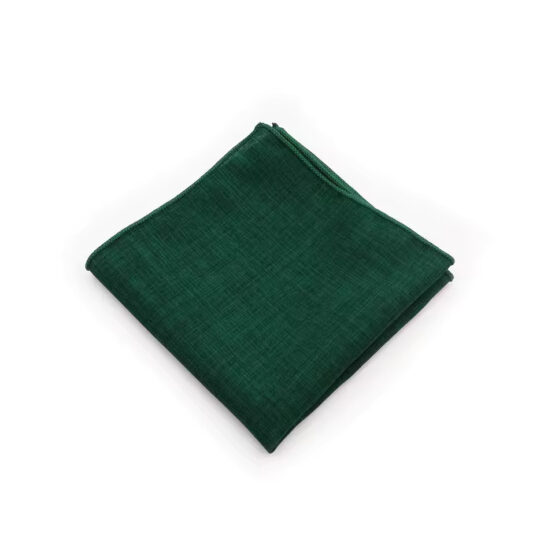 Batista de buzunar pentru sacou de costum barbatesc, model culoare uni, Verde Inchis Batista de buzunar pentru sacou de costum barbatesc, model culoare uni, Verde Inchis