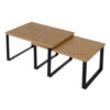 Set 2 rafturi extensibile de organizare multifunctionale, diverse moduri de aranjare, Maro / Negru