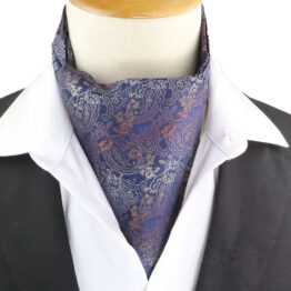 Esarfa ascot eleganta, stil elegant british gentleman, de ocazie, model print paisley, Multicolor Bleumarin Esarfa ascot eleganta, stil elegant british gentleman, de ocazie, model print paisley, Multicolor Bleumarin