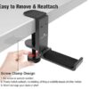 Stand pentru casti audio / gaming, cu clema reglabila, Negru Stand pentru casti audio / gaming, cu clema reglabila, Negru
