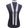 Esarfa metalica din plasa mesh, model glam-rock, Argintiu Esarfa metalica din plasa mesh, model glam-rock, Argintiu