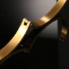 Bratara KESNUP fixa Bangle Love din otel inoxidabil placat 24K, marimea S, Auriu Gold