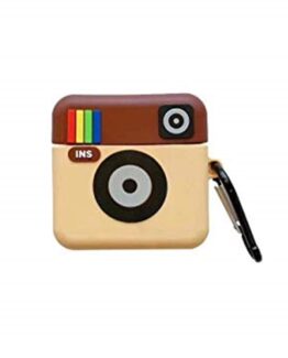 Husa de protectie si suport pentru Apple Airpods PRO din silicon Model INSTA