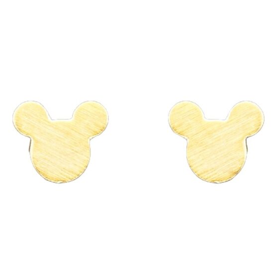 Cercei Mickey Mouse sau Minnie Mouse, aliaj hipoalergenic Auriu Cercei Mickey Mouse sau Minnie Mouse, aliaj hipoalergenic Auriu