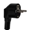 Priza incastrabila in blat bucatarie / birou / mobilier cu 3 iesiri, Negru Priza incastrabila in blat bucatarie / birou / mobilier cu 3 iesiri, Negru