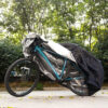 Husa de protectie dubla pentru biciclete, impermeabila, Negru Husa de protectie dubla pentru biciclete, impermeabila, Negru