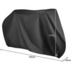 Husa de protectie dubla pentru biciclete, impermeabila, Negru Husa de protectie dubla pentru biciclete, impermeabila, Negru