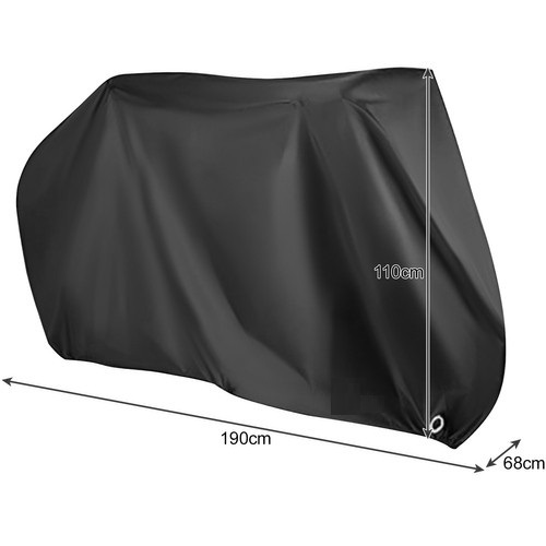 Husa de protectie dubla pentru biciclete, impermeabila, Negru Husa de protectie dubla pentru biciclete, impermeabila, Negru