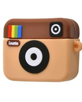 Husa de protectie si suport pentru Apple Airpods PRO din silicon Model INSTA