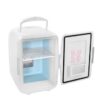 Mini frigider auto portabil cosmetice cu capacitate 4L, 23.5 x 17.5 x 25 cm, Alb