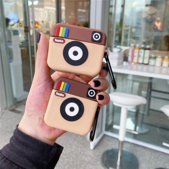 Husa de protectie si suport pentru Apple Airpods PRO din silicon Model INSTA Husa de protectie si suport pentru Apple Airpods PRO din silicon Model INSTA