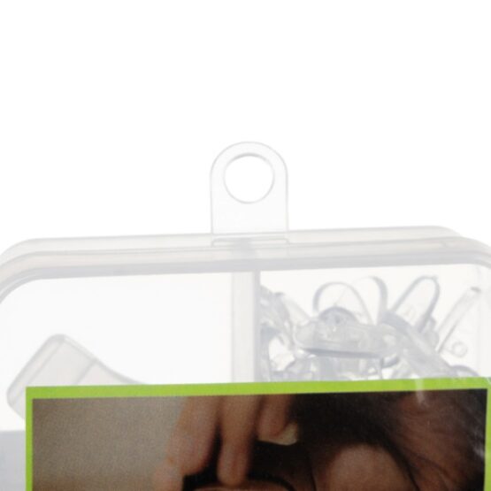 Kit de reparare ochelari de vedere sau soare compus din 126 de piese, Transparent