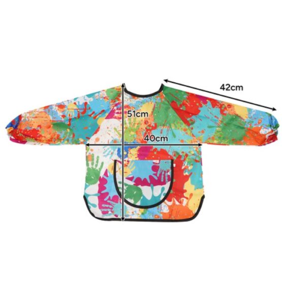 Sort impermeabil pictura pentru copii cu varsta intre 1-3 ani, Multicolor Sort impermeabil pictura pentru copii cu varsta intre 1-3 ani, Multicolor