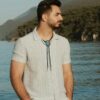 Cravată americana Bolo Tie pentru bărbați, Turcoaz / Negru / Argintiu Cravată americana Bolo Tie pentru bărbați, Turcoaz / Negru / Argintiu