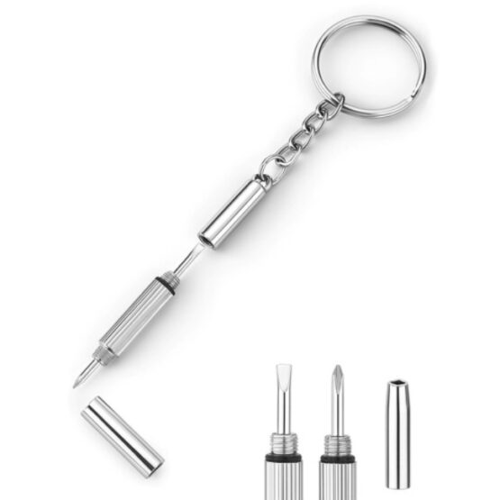 Kit de reparare ochelari de vedere sau soare compus din 126 de piese, Transparent
