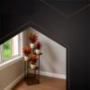 Suport pentru flori si plante cu 4 etaje, interior / exterior, Negru