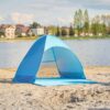 Cort de plaja pentru copii, rezistent la apa, UV, Albastru Cort de plaja pentru copii, rezistent la apa, UV, Albastru