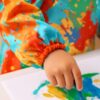 Sort impermeabil pictura pentru copii cu varsta intre 1-3 ani, Multicolor Sort impermeabil pictura pentru copii cu varsta intre 1-3 ani, Multicolor