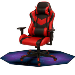 Covor de protectie pentru scaun gaming sau de birou rotund, lavabil, Mov / Albastru Covor de protectie pentru scaun gaming sau de birou rotund, lavabil, Mov / Albastru