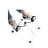 Bicicleta fitness pentru recuperare si realibitare 2 in 1 cu franare ajustabila KESNUP, pentru antrenament brate / picioare, ideala pentru sedentarism, varstnici si femei insarcinate, greutate maxima 100 kg, dimensiuni 50 x 40 x 29 cm, Alb
