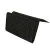 Organizator pentru marginea patului KESNUP, inlocuitor pentru noptiera, material fetru, compartimente multiple, capacitate mare, pentru dormitor, paturi supraetajate si de spital , calatorii, 32 x 20 cm, Negru