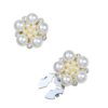 Set 2 accesorii decorative pentru nasturi KESNUP, de purtat la camasi, bluze, rochii, sacouri, tip butoni eleganti model floare cu cristale si perle, 2.3 x 1.8 cm, din aliaj si plastic, Argintiu 11 Set 2 accesorii decorative pentru nasturi KESNUP, de purtat la camasi, bluze, rochii, sacouri, tip butoni eleganti model floare cu cristale si perle, 2.3 x 1.8 cm, din aliaj si plastic, Argintiu