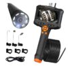 Endoscop industrial profesional cu camera inspectie si maner ergonomic KESNUP, 8 lumini LED, ecran LCD color 11 cm, video 1080P HD, baterie 2000 mAh 3.5 h functionare, alimentare USB-C, cablu 5 m, accesorii carlig, magnet, oglinda, impermeabil, Negru 1 Endoscop industrial profesional cu camera inspectie si maner ergonomic KESNUP, 8 lumini LED, ecran LCD color 11 cm, video 1080P HD, baterie 2000 mAh 3.5 h functionare, alimentare USB-C, cablu 5 m, accesorii carlig, magnet, oglinda, impermeabil, Negru