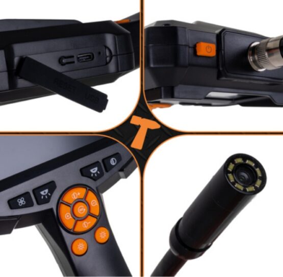 Endoscop industrial profesional cu camera inspectie si maner ergonomic KESNUP, 8 lumini LED, ecran LCD color 11 cm, video 1080P HD, baterie 2000 mAh 3.5 h functionare, alimentare USB-C, cablu 5 m, accesorii carlig, magnet, oglinda, impermeabil, Negru 4 Endoscop industrial profesional cu camera inspectie si maner ergonomic KESNUP, 8 lumini LED, ecran LCD color 11 cm, video 1080P HD, baterie 2000 mAh 3.5 h functionare, alimentare USB-C, cablu 5 m, accesorii carlig, magnet, oglinda, impermeabil, Negru