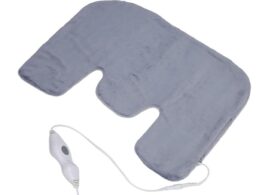 Patura electrica cu Incalzire KESNUP, 3 nivele de temperatura 30/40/50 °C, putere 70W, telecomanda, impotriva durerilor de gat, umeri, spate, articulare, menstruale, protectie supraincalzire, material placut la atingere, dimensiune 58 x 44 x 16 cm, Gri 1 Patura electrica cu Incalzire KESNUP, 3 nivele de temperatura 30/40/50 °C, putere 70W, telecomanda, impotriva durerilor de gat, umeri, spate, articulare, menstruale, protectie supraincalzire, material placut la atingere, dimensiune 58 x 44 x 16 cm, Gri